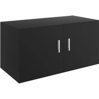 Bonnevie - Wandschrank Badschrank Schwarz 80 x 39 x 40 cm Holzwerkstoff vidaXL von BONNEVIE