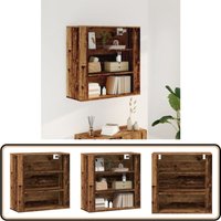 Wandschrank Altholz-Optik 80x33x80 cm Holzwerkstoff - Vidaxl Wandschrank Altholz-Optik 80x33x80 cm Holzwerkstoff - Vidaxl von VIDAXL