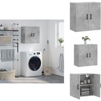 Vidaxl - Wandschrank Betongrau 60x31x60 cm Holzwerkstoff - Hängeschrank - Wandschrank - Aufbewahrungsraum - Wohnzimmermöbel - Schlafzimmermöbel Vidaxl - Wandschrank Betongrau 60x31x60 cm Holzwerkstoff - Hängeschrank - Wandschrank - Aufbewahrungsraum - Wohnzimmermöbel - Schlafzimmermöbel von VIDAXL