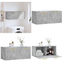 Vidaxl - Wandschrank Betongrau 80x36,5x35 cm Holzwerkstoff - Wandschrank - Hängeschrank - Aufbewahrungsraum - Wohnzimmerdeko - Schlafzimmermöbel Vidaxl - Wandschrank Betongrau 80x36,5x35 cm Holzwerkstoff - Wandschrank - Hängeschrank - Aufbewahrungsraum - Wohnzimmerdeko - Schlafzimmermöbel von VIDAXL