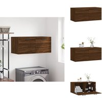 Vidaxl - Wandschrank Braun Eichen-Optik 80x36,5x35 cm Holzwerkstoff - Wandschrank - Hängeschrank - Aufbewahrungsraum - Wohnzimmermöbel Vidaxl - Wandschrank Braun Eichen-Optik 80x36,5x35 cm Holzwerkstoff - Wandschrank - Hängeschrank - Aufbewahrungsraum - Wohnzimmermöbel von VIDAXL