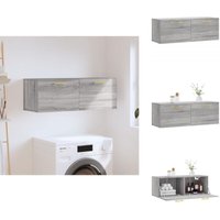 Vidaxl - Wandschrank Grau Sonoma 100x36,5x35 cm Holzwerkstoff - Hängeschrank - Wandschrank - Regal - Aufbewahrungsraum - Wohnzimmermöbel Vidaxl - Wandschrank Grau Sonoma 100x36,5x35 cm Holzwerkstoff - Hängeschrank - Wandschrank - Regal - Aufbewahrungsraum - Wohnzimmermöbel von VIDAXL