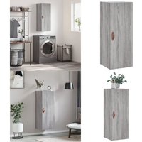 Wandschrank Grau Sonoma 34,5x34x90 cm - Hängeschrank - Wandschrank - Regal - Aufbewahrung - Grau Sonoma - Home & Living Wandschrank Grau Sonoma 34,5x34x90 cm - Hängeschrank - Wandschrank - Regal - Aufbewahrung - Grau Sonoma - Home & Living von VIDAXL