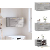 Vidaxl - Wandschrank Grau Sonoma 60x36,5x35 cm Holzwerkstoff - Hängeschrank - Wandschrank - Holzschrank - Wohnzimmermöbel - Schlafzimmermöbel Vidaxl - Wandschrank Grau Sonoma 60x36,5x35 cm Holzwerkstoff - Hängeschrank - Wandschrank - Holzschrank - Wohnzimmermöbel - Schlafzimmermöbel von VIDAXL