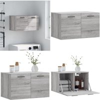 Vidaxl - Wandschrank Grau Sonoma 60x36,5x35 cm Holzwerkstoff - Hängeschrank - Wandschrank - Regal - Aufbewahrungsraum - Wohnzimmermöbel - Home & Vidaxl - Wandschrank Grau Sonoma 60x36,5x35 cm Holzwerkstoff - Hängeschrank - Wandschrank - Regal - Aufbewahrungsraum - Wohnzimmermöbel - Home & von VIDAXL