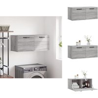 Vidaxl - Wandschrank Grau Sonoma 80x36,5x35 cm Holzwerkstoff - Hängeschrank - Wandschrank - Regal - Wohnzimmermöbel - Schlafzimmermöbel Vidaxl - Wandschrank Grau Sonoma 80x36,5x35 cm Holzwerkstoff - Hängeschrank - Wandschrank - Regal - Wohnzimmermöbel - Schlafzimmermöbel von VIDAXL