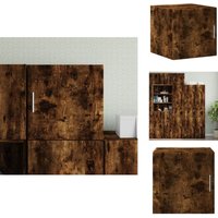 Vidaxl - Wandschrank Räuchereiche 40x42,5x40 cm Holzwerkstoff - Wandregal - Holzschrank - Regal - Deko - Möbel Vidaxl - Wandschrank Räuchereiche 40x42,5x40 cm Holzwerkstoff - Wandregal - Holzschrank - Regal - Deko - Möbel von VIDAXL