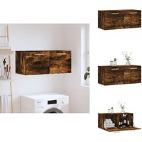 Vidaxl - Wandschrank Räuchereiche 80x36,5x35 cm Holzwerkstoff - Hängeschrank - Wandschrank - Regal - Aufbewahrungsraum - Wohnzimmermöbel Vidaxl - Wandschrank Räuchereiche 80x36,5x35 cm Holzwerkstoff - Hängeschrank - Wandschrank - Regal - Aufbewahrungsraum - Wohnzimmermöbel von VIDAXL