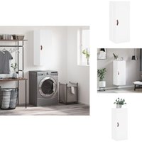 Wandschrank Weiß 34,5x34x90 cm - Wandschrank - Holzschrankküche - Aufbewahrungsschrank - Garderobenregal - Regalwand Wandschrank Weiß 34,5x34x90 cm - Wandschrank - Holzschrankküche - Aufbewahrungsschrank - Garderobenregal - Regalwand von VIDAXL