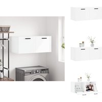 Vidaxl - Wandschrank Weiß 80x36,5x35 cm Holzwerkstoff - Hängeschrank - Wandschrank - Aufbewahrungsraum - Wohnzimmermöbel - Schlafzimmermöbel Vidaxl - Wandschrank Weiß 80x36,5x35 cm Holzwerkstoff - Hängeschrank - Wandschrank - Aufbewahrungsraum - Wohnzimmermöbel - Schlafzimmermöbel von VIDAXL