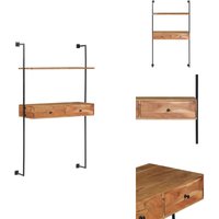Wandschreibtisch 90x40x170 cm Massivholz Akazie - Wandregal - Schreibtisch - Akasienholzmöbel - Holzschreibtisch - Home Office Wandschreibtisch 90x40x170 cm Massivholz Akazie - Wandregal - Schreibtisch - Akasienholzmöbel - Holzschreibtisch - Home Office von VIDAXL