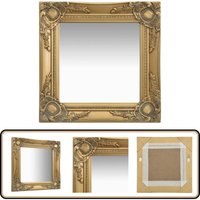 Wandspiegel im Barock-Stil 40x40 cm Golden - Wandspiegel - Barockstil - Goldener Spiegel - Quadratischer Spiegel - Vintage Spiegel Wandspiegel im Barock-Stil 40x40 cm Golden - Wandspiegel - Barockstil - Goldener Spiegel - Quadratischer Spiegel - Vintage Spiegel von VIDAXL