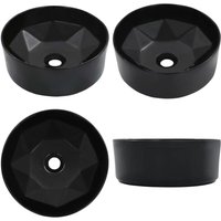 Waschbecken 36 x 14 cm Keramik Schwarz - Rundes Waschbecken - Keramik Waschbecken - Schwarzes Waschbecken - Aufsatzwaschbecken - Badezimmer Waschbecken 36 x 14 cm Keramik Schwarz - Rundes Waschbecken - Keramik Waschbecken - Schwarzes Waschbecken - Aufsatzwaschbecken - Badezimmer von VIDAXL