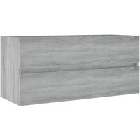 Vidaxl - Waschbeckenunterschrank Grau Sonoma 100x38,5x45cm Holzwerkstoff Vidaxl - Waschbeckenunterschrank Grau Sonoma 100x38,5x45cm Holzwerkstoff von VIDAXL