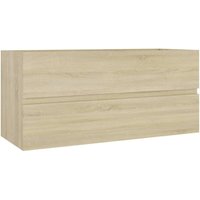 Waschbeckenunterschrank,Waschtischunterschrank Sonoma-Eiche 100x38,5x45 cm vidaXL von BONNEVIE