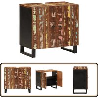 Vidaxl - Waschbeckenunterschrank Altholz Massiv und Holzwerkstoff - Waschbeckenunterschrank - Badezimmermöbel - Altholz - Vintage Möbel von VIDAXL