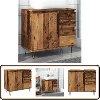 Vidaxl - Waschbeckenunterschrank Altholz-Optik 65x33x60 cm Holzwerkstoff Vidaxl - Waschbeckenunterschrank Altholz-Optik 65x33x60 cm Holzwerkstoff von VIDAXL