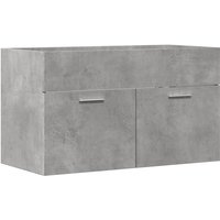 Waschbeckenunterschrank Betongrau 80x38,5x46 cm Holzwerkstoff vidaXL Waschbeckenunterschrank Betongrau 80x38,5x46 cm Holzwerkstoff vidaXL von VIDAXL