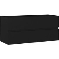 Waschbeckenunterschrank Schwarz 100x38,5x45 cm Holzwerkstoff vidaXL Waschbeckenunterschrank Schwarz 100x38,5x45 cm Holzwerkstoff vidaXL von VIDAXL