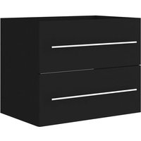 Vidaxl - Waschbeckenunterschrank Schwarz 60x38,5x48 cm Holzwerkstoff Vidaxl - Waschbeckenunterschrank Schwarz 60x38,5x48 cm Holzwerkstoff von VIDAXL