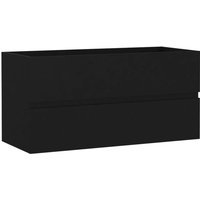 Vidaxl - Waschbeckenunterschrank Schwarz 90x38,5x45 cm Holzwerkstoff Vidaxl - Waschbeckenunterschrank Schwarz 90x38,5x45 cm Holzwerkstoff von VIDAXL