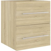 Vidaxl - Waschbeckenunterschrank Sonoma-Eiche 41x38,5x48cm Holzwerkstoff Braun von BONNEVIE