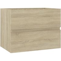 Waschbeckenunterschrank,Waschtischunterschrank Sonoma-Eiche 60x38,5x45cm Holzwerkstoff vidaXL von BONNEVIE