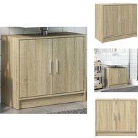 Vidaxl - Waschbeckenunterschrank Sonoma-Eiche 63x29x55 cm Holzwerkstoff - Waschtischunterschrank - Badezimmermöbel - Badschrank - Holzwerkstoff von VIDAXL