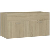Waschbeckenunterschrank Sonoma-Eiche 90x38,5x46cm Holzwerkstoff Vidaxl Waschbeckenunterschrank Sonoma-Eiche 90x38,5x46cm Holzwerkstoff Vidaxl von VIDAXL