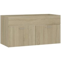 Waschbeckenunterschrank,Waschtischunterschrank Sonoma-Eiche 90x38,5x46cm Holzwerkstoff vidaXL von BONNEVIE