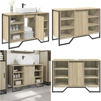 Vidaxl - Waschbeckenunterschrank Sonoma-Eiche 91x35x60 cm Holzwerkstoff Vidaxl - Waschbeckenunterschrank Sonoma-Eiche 91x35x60 cm Holzwerkstoff von VIDAXL