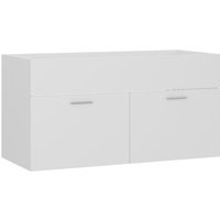 Waschbeckenunterschrank,Waschtischunterschrank Weiß 90x38,5x46 cm Holzwerkstoff vidaXL von BONNEVIE
