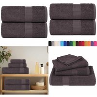 Waschlappen 2 Stk. Anthrazit 15x21 cm 360 g/m² 100% Baumwolle - Vidaxl von VIDAXL