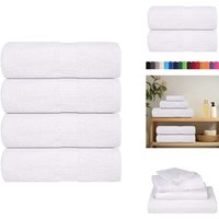 Waschlappen 4 Stk. Weiß 15x21 cm 360 g/m² 100% Baumwolle - Waschlappen - Handtuch - Badetuch - Geschirrtuch von VIDAXL