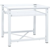 Waschmaschinen-Untergestell mit Ausziehbarer Ablage Weiß vidaXL Waschmaschinen-Untergestell mit Ausziehbarer Ablage Weiß vidaXL von VIDAXL