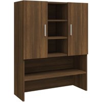 Waschmaschinenschrank Braun Eichen-Optik 70,5x25,5x90 cm Vidaxl Braune Eiche von BONNEVIE