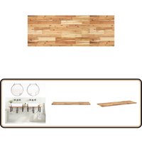 Waschtischplatte Ölbeschichtung 140x50x2 cm Massivholz Akazie - Badezimmermöbel - Wascht Tisch Platte - Holz Waschtisch - Akzidenzholzmöbel von VIDAXL