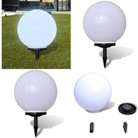 Wegeleuchte led 40 cm mit Erdspieß - LED-Laterne - Solarleuchte - Gartenbeleuchtung - Außenscheinwerfer - Wegleucht - Home & Living von VIDAXL