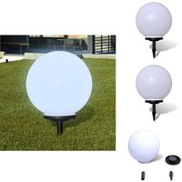 Wegeleuchte led 40 cm mit Erdspieß - LED-Laterne - Solarleuchte - Gartenbeleuchtung - Außenscheinwerfer - Wegleucht von VIDAXL