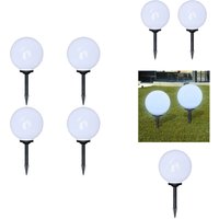 Wegeleuchten 4 Stk. led 30 cm mit Erdspieß - led Solarleuchten - Gartenbeleuchtung - Outdoor Beleuchtung - Solarstrahler - Wegeleuchten von VIDAXL