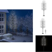 Vidaxl - Weihnachtsbaum 2000 LEDs Kaltweißes Licht Kirschblüten 500 cm - Weihnachtbaum - LED-Baum - Kirschenblume - Outdoor-Dekoration von VIDAXL