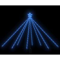 Weihnachtsbaum-Lichterkette，Kunstbaum Indoor Outdoor 400 LEDs Blau 2,5 m vidaXL von BONNEVIE