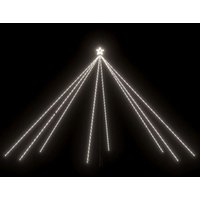 Weihnachtsbaum-Lichterkette,Kunstbaum Indoor Outdoor 800 LEDs Kaltweiß 5m vidaXL von BONNEVIE