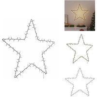 Weihnachtsbeleuchtung Stern-Silhouette 115 LEDs Warmweiß - Weihnachtsbeleuchtung - Weihnachtsbeleuchtungen - Lichterkette - LED-Lichterkette von VIDAXL