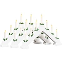 Weihnachtskerzenbrücke mit 7 LEDs 3 pcs Weiß 39,5 x 5 x 29 cm vidaXL Weihnachtskerzenbrücke mit 7 LEDs 3 pcs Weiß 39,5 x 5 x 29 cm vidaXL von VIDAXL