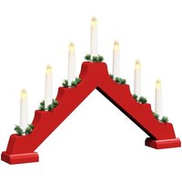 Weihnachtskerzenbrücke mit 7 LEDs Rot 39,5 x 5 x 29 cm vidaXL Weihnachtskerzenbrücke mit 7 LEDs Rot 39,5 x 5 x 29 cm vidaXL von VIDAXL