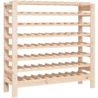 Bonnevie - Weinregal 109,5x30x107,5 cm Massivholz Kiefer vidaXL289296 von BONNEVIE