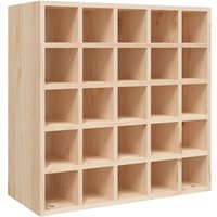 Bonnevie - Weinregal 56x25x56 cm Massivholz Kiefer vidaXL993943 von BONNEVIE