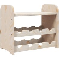 Vidaxl - Weinregal mit Oberplatte 43x25x37 cm Massivholz Kiefer von VIDAXL