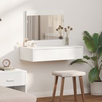 Vidaxl - Schminktisch Wandmontage Weiß 83x40x70 cm 529177 von VIDAXL